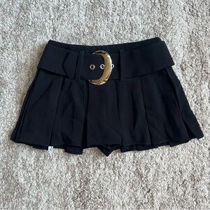 Amanda Uprichard Josie Skort in Black XS NWT
